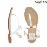 -Agatha- Scottie Ribbon Back Strap Sandal